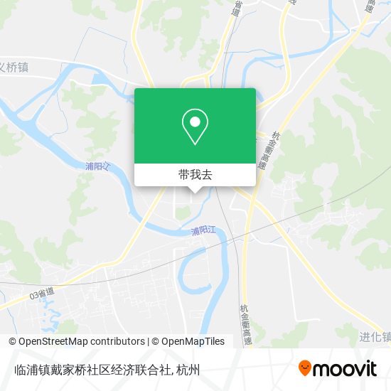 临浦镇戴家桥社区经济联合社地图