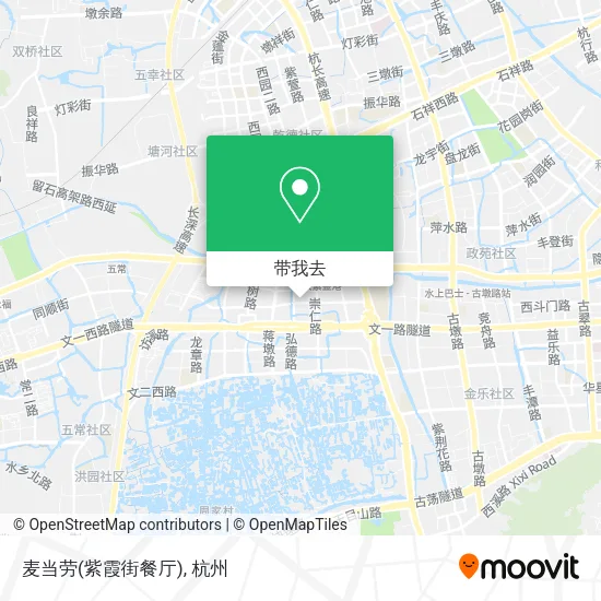 麦当劳(紫霞街餐厅)地图