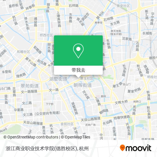 浙江商业职业技术学院(德胜校区)地图