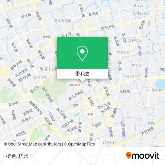 橙色地图