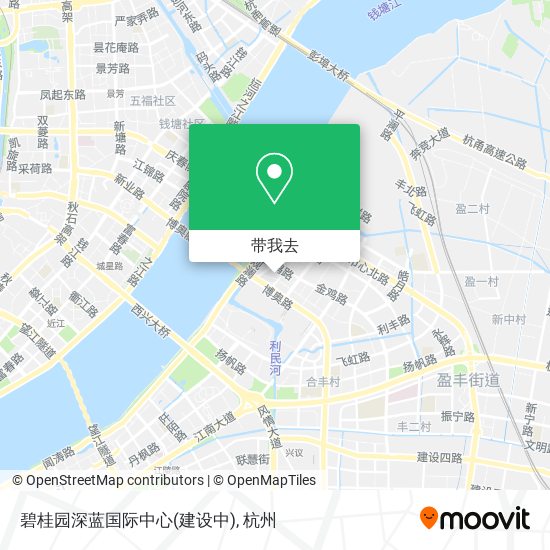 碧桂园深蓝国际中心(建设中)地图