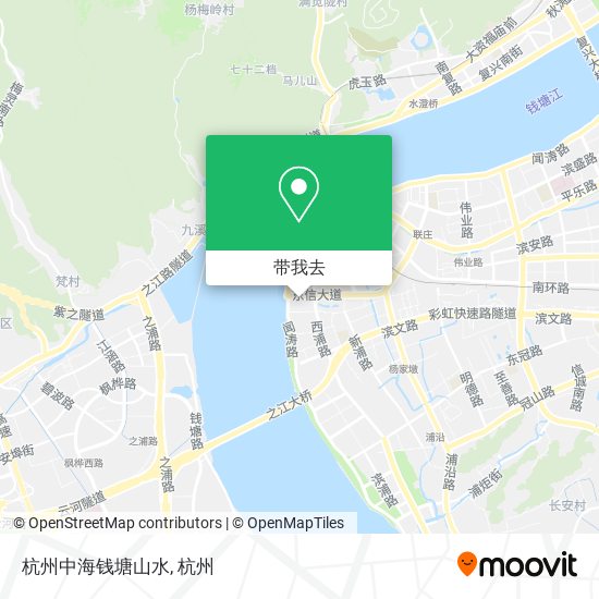 杭州中海钱塘山水地图