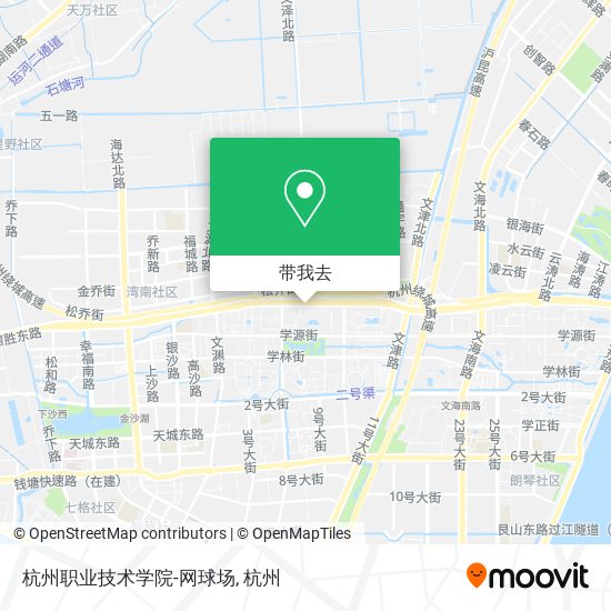 杭州职业技术学院-网球场地图