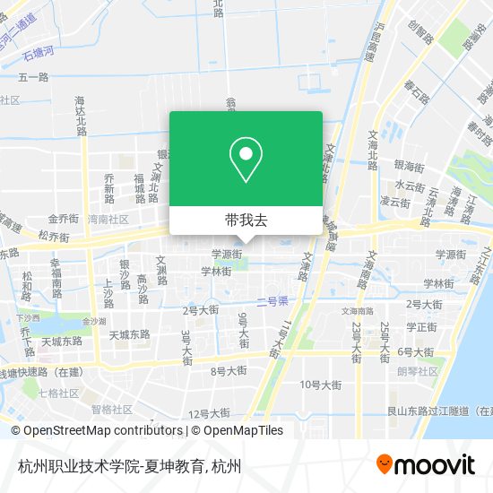 杭州职业技术学院-夏坤教育地图