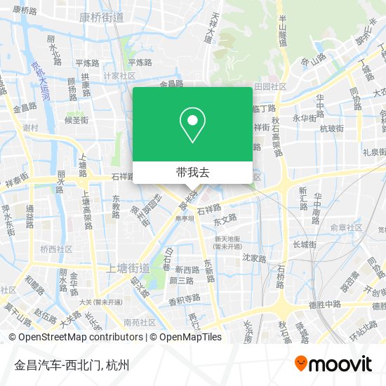 金昌汽车-西北门地图