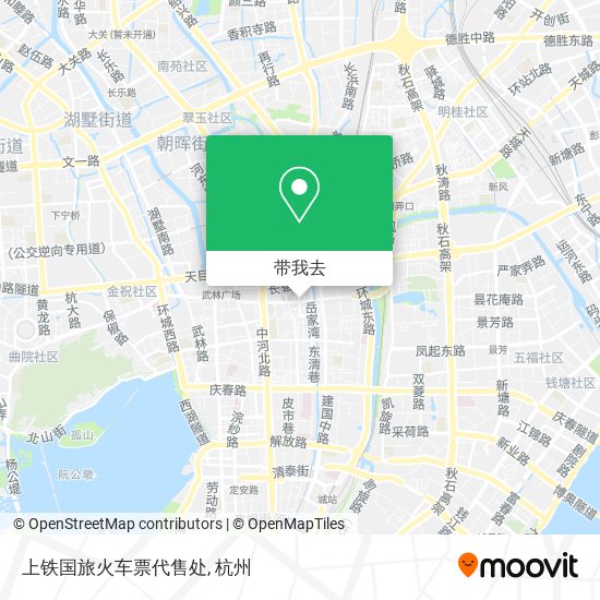 上铁国旅火车票代售处地图