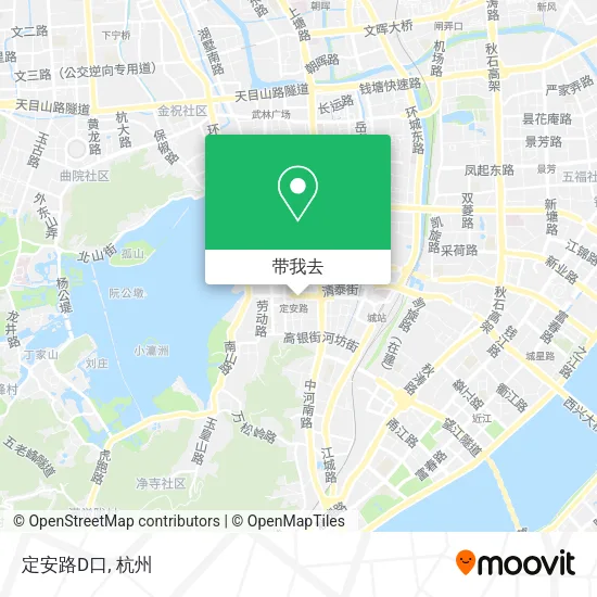 定安路D口地图