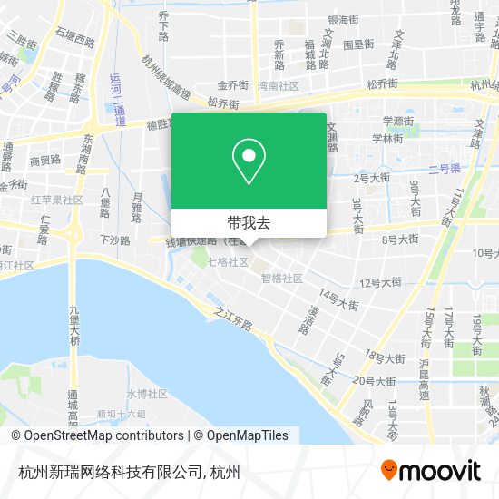 杭州新瑞网络科技有限公司地图