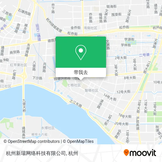 杭州新瑞网络科技有限公司地图