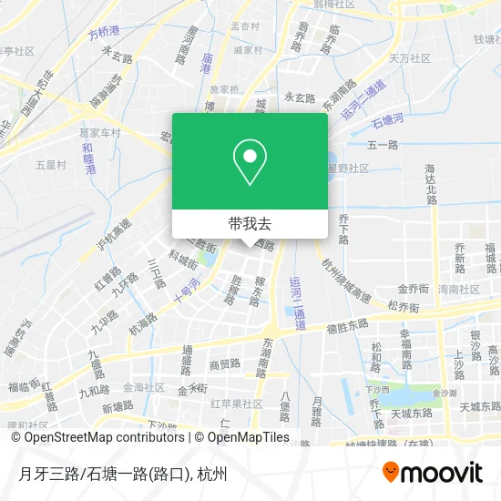 月牙三路/石塘一路(路口)地图