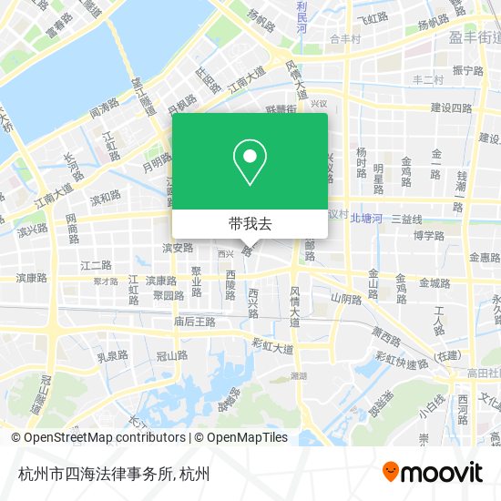 杭州市四海法律事务所地图