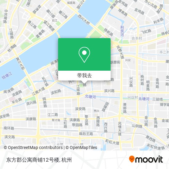 东方郡公寓商铺12号楼地图