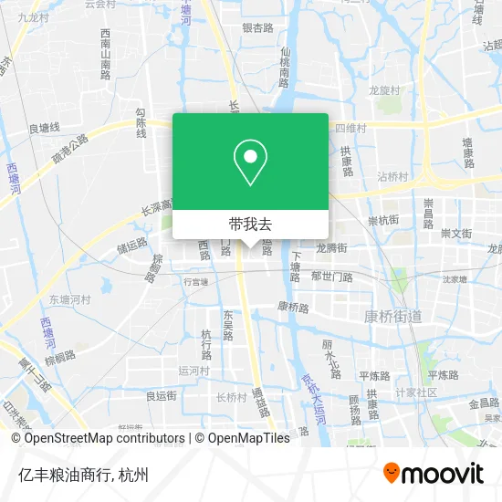 亿丰粮油商行地图