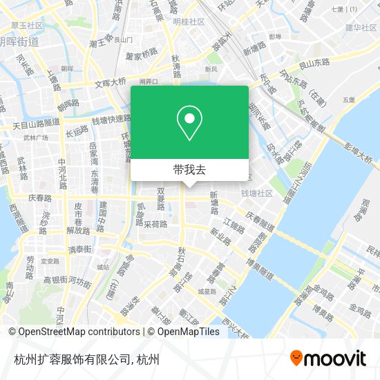 杭州扩蓉服饰有限公司地图