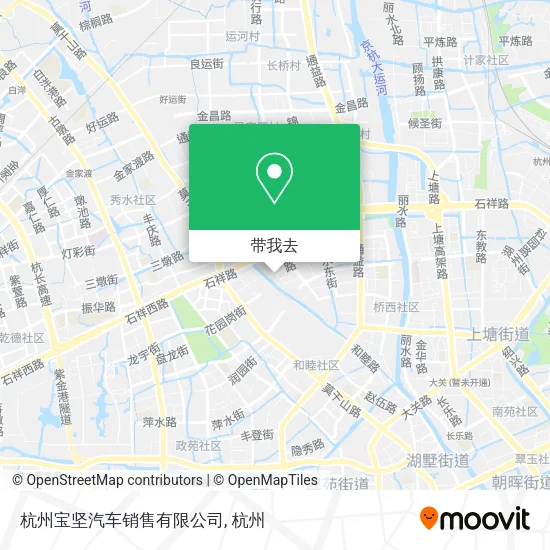 杭州宝坚汽车销售有限公司地图