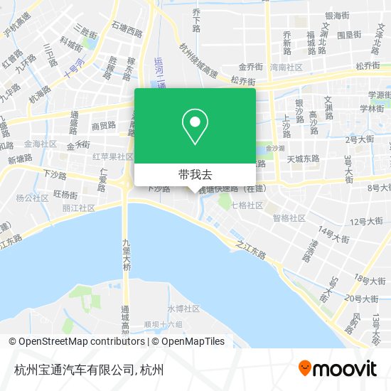 杭州宝通汽车有限公司地图