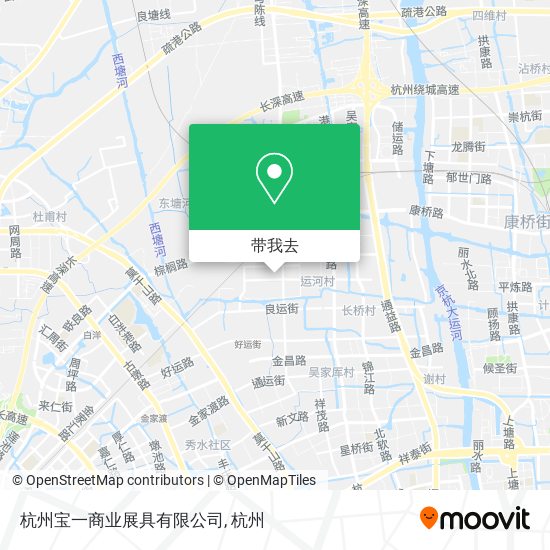 杭州宝一商业展具有限公司地图