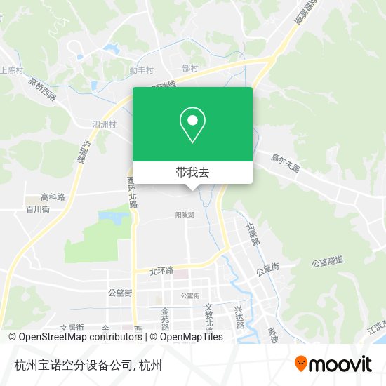 杭州宝诺空分设备公司地图