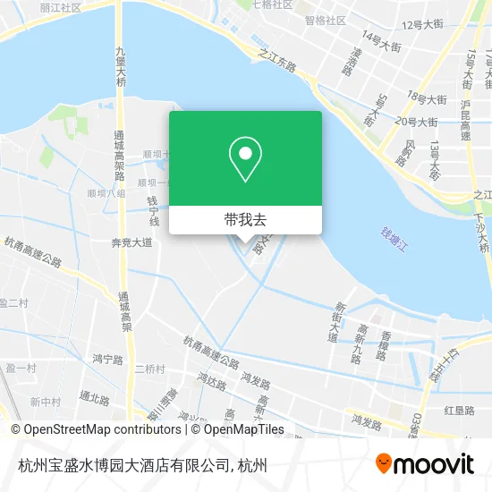 杭州宝盛水博园大酒店有限公司地图