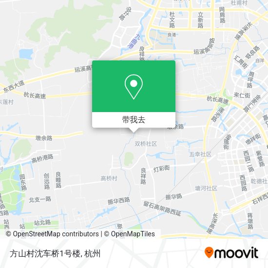 方山村沈车桥1号楼地图