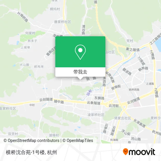 横桥沈合苑-1号楼地图