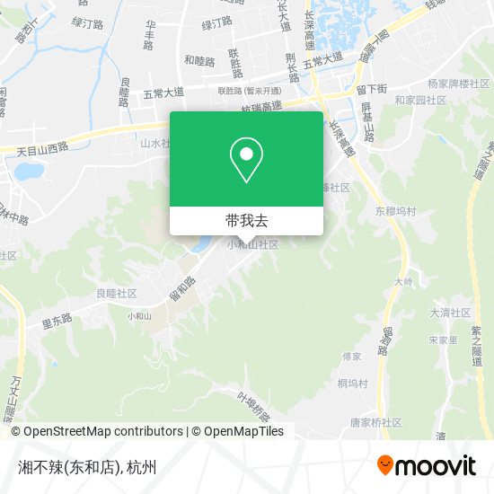 湘不辣(东和店)地图
