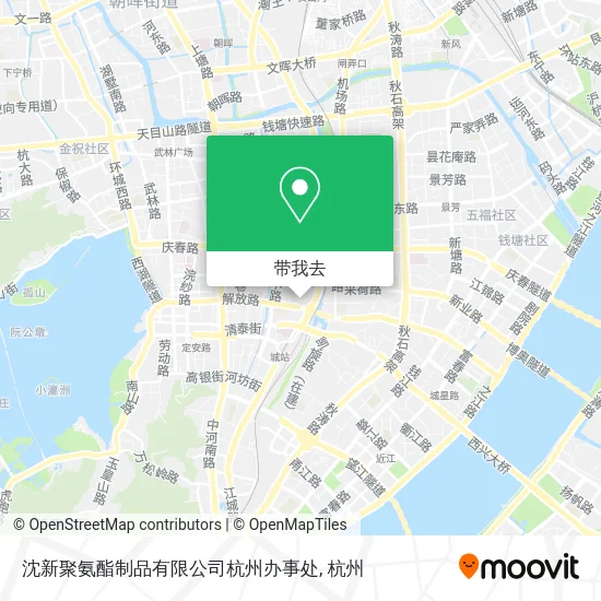沈新聚氨酯制品有限公司杭州办事处地图