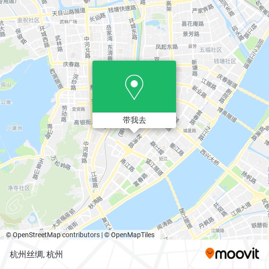 杭州丝绸地图