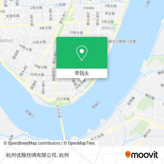 杭州优顺丝绸有限公司地图