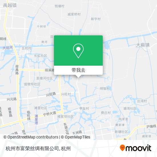 杭州市富荣丝绸有限公司地图