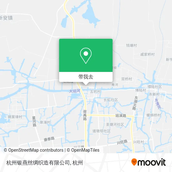 杭州银燕丝绸织造有限公司地图