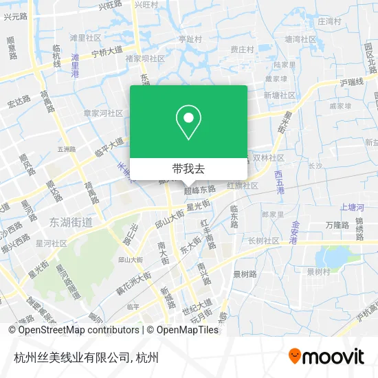 杭州丝美线业有限公司地图