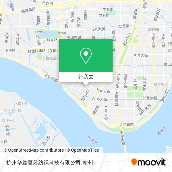 杭州华丝夏莎纺织科技有限公司地图