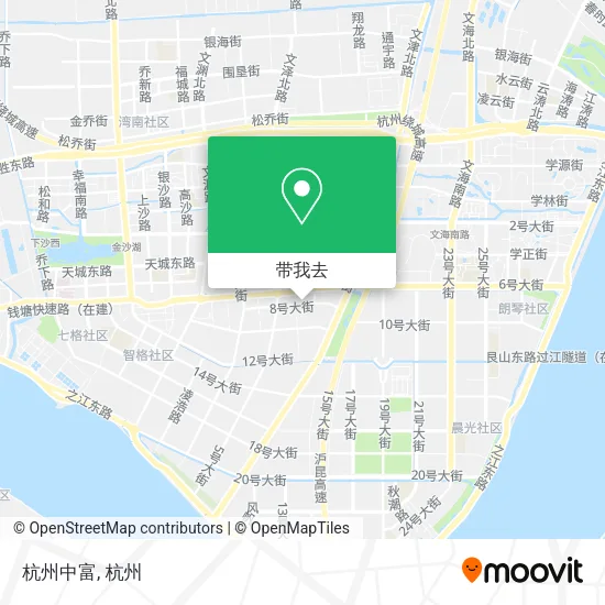 杭州中富地图