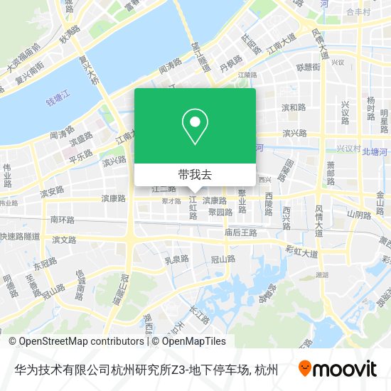 华为技术有限公司杭州研究所Z3-地下停车场地图