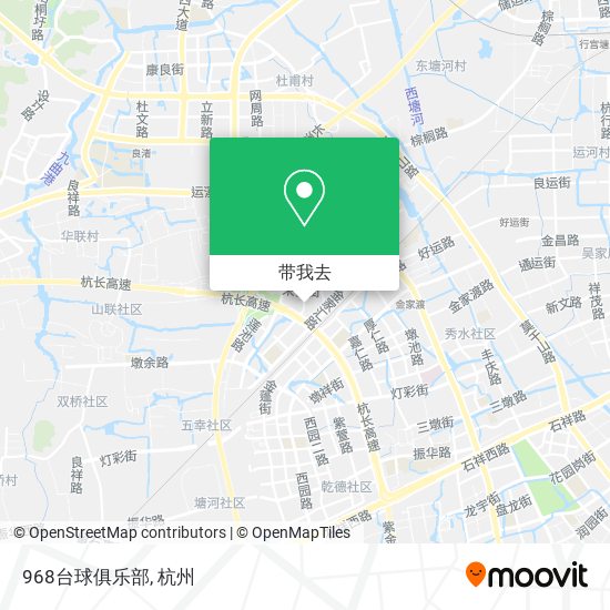 968台球俱乐部地图
