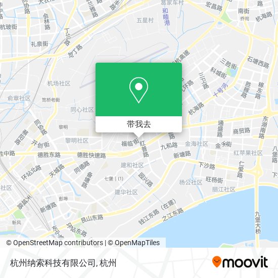 杭州纳索科技有限公司地图