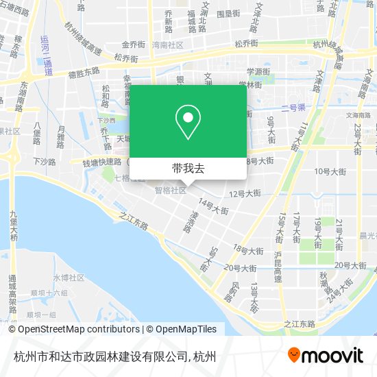 杭州市和达市政园林建设有限公司地图
