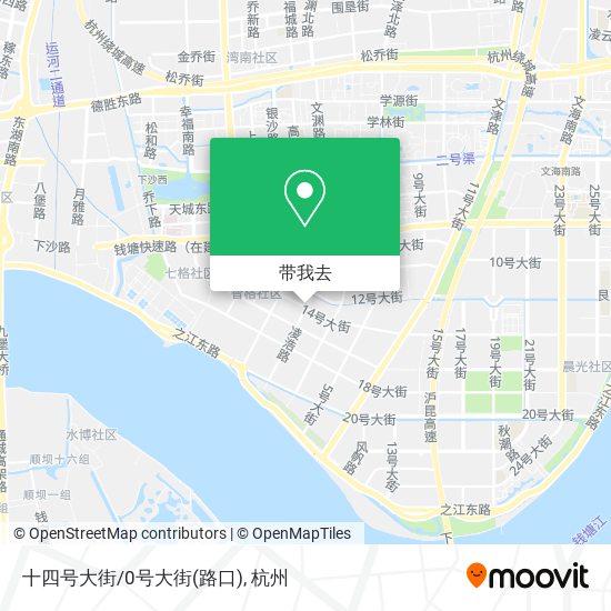 十四号大街/0号大街(路口)地图