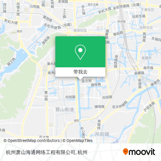 杭州萧山海通网络工程有限公司地图