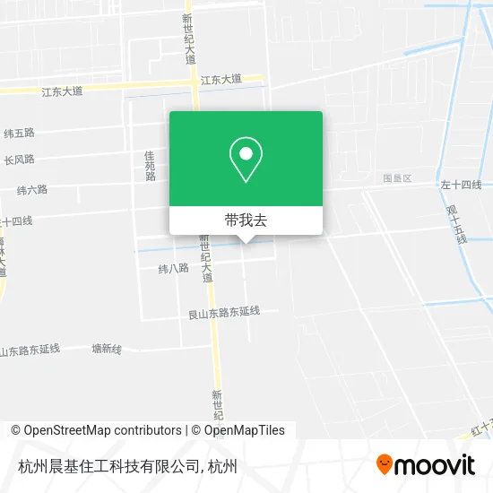 杭州晨基住工科技有限公司地图