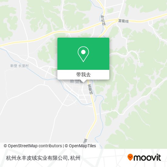 杭州永丰皮绒实业有限公司地图