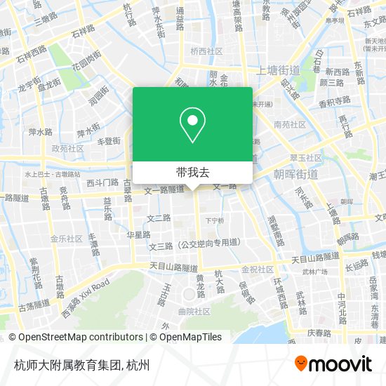 杭师大附属教育集团地图