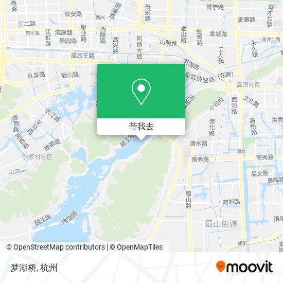 梦湖桥地图