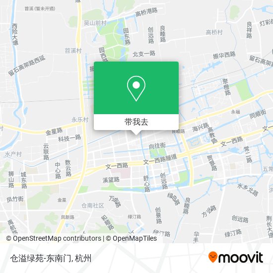 仓溢绿苑-东南门地图