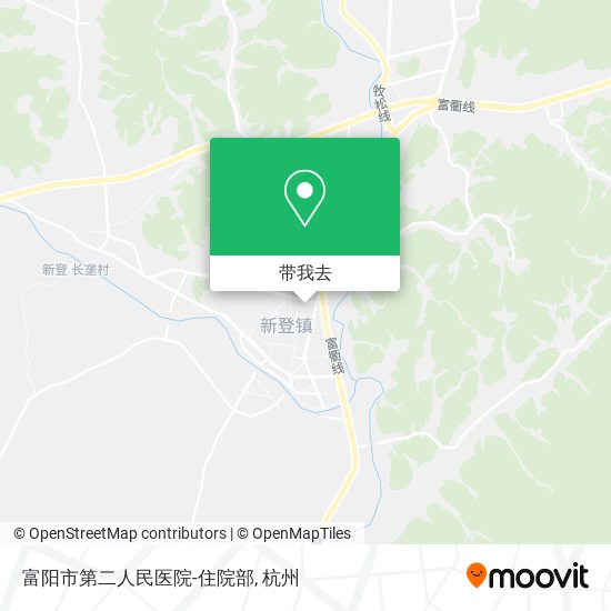 富阳市第二人民医院-住院部地图