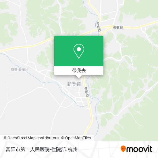 富阳市第二人民医院-住院部地图