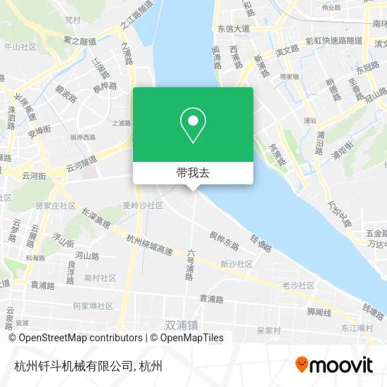 杭州钎斗机械有限公司地图