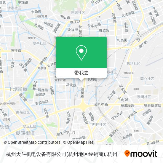 杭州天斗机电设备有限公司(杭州地区经销商)地图