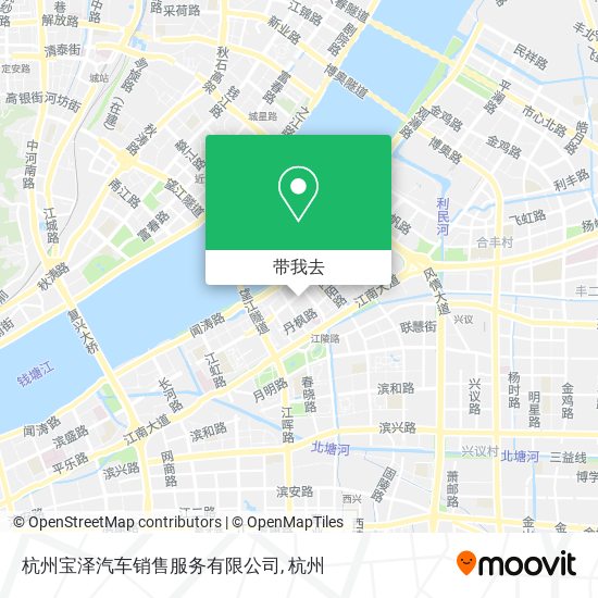 杭州宝泽汽车销售服务有限公司地图